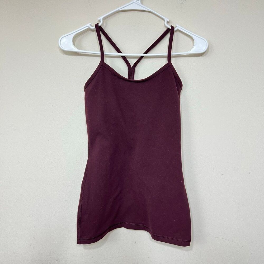Lululemon Purple Y Tank 4 Women Athletic